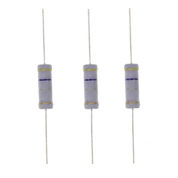 HUABAN 10PCS 5W 0.47 Ohm 5 Percent Metal Oxide Film Resistors for Reliable Performance