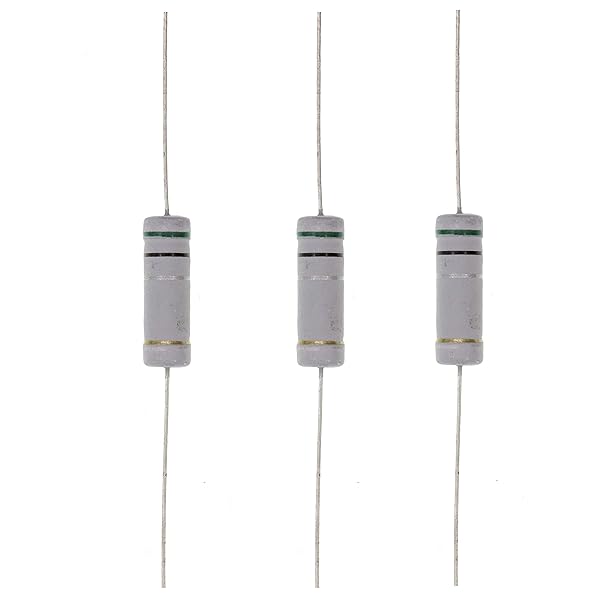 HUABAN 10PCS 5W 0.5 Ohm 5 Percent Metal Oxide Film Resistor for Reliable Performance