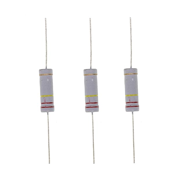 HUABAN 10PCS 5W 220K Ohm 5 Percent Metal Oxide Film Resistors for Reliable Performance