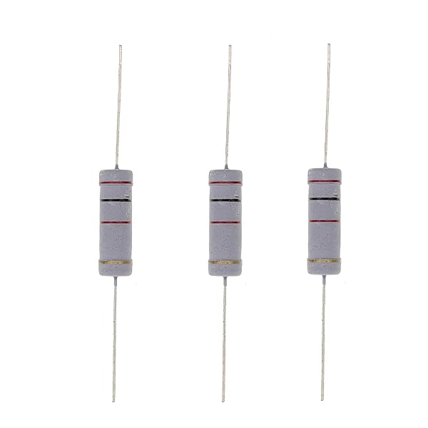 HUABAN 10PCS 5W 2K Ohm 5 Percent Metal Oxide Film Resistor for Reliable Performance
