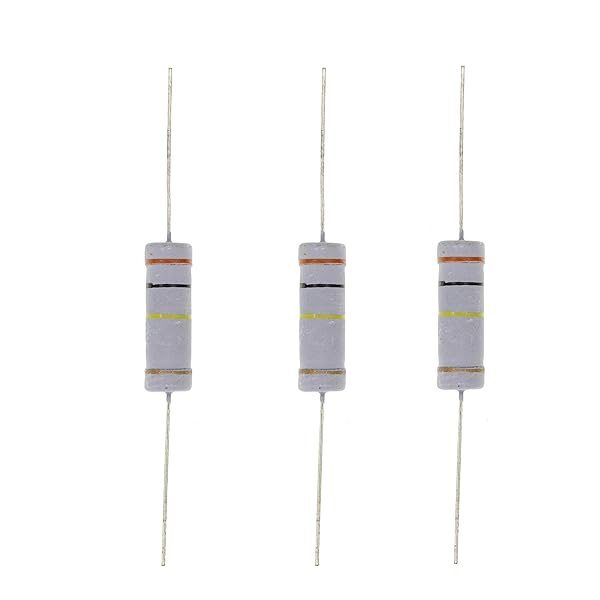 HUABAN 10PCS 5W 300K Ohm 5 Percent Metal Oxide Film Resistor for Reliable Circuit Performance