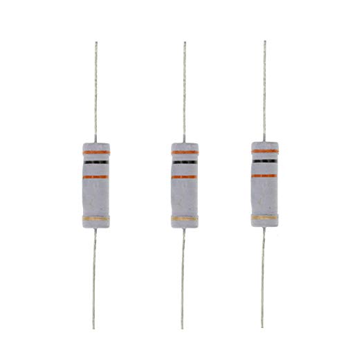 HUABAN 10PCS 5W 30K Ohm 5 Percent Metal Oxide Film Resistor for Reliable Performance