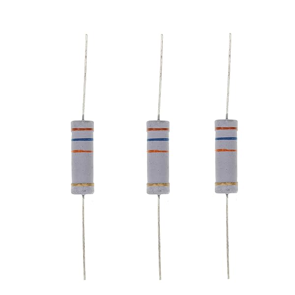 HUABAN 10PCS 5W 36K Ohm 5 Percent Metal Oxide Film Resistor for Reliable Performance and Precision