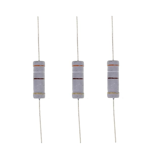 HUABAN 10PCS 5W 390 Ohm 5 Percent Metal Oxide Film Resistor for Reliable Performance