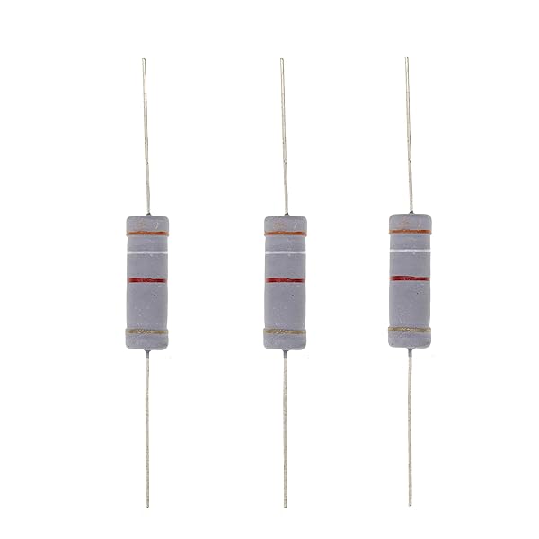 HUABAN 10PCS 5W 3K9 Ohm 5 Percent Metal Oxide Film Resistor for Reliable Performance and Precision