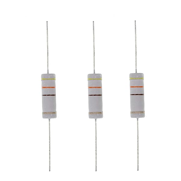 HUABAN 10PCS 5W 430 Ohm Metal Oxide Film Resistor 5 Percent High Quality Durable Electronic Components