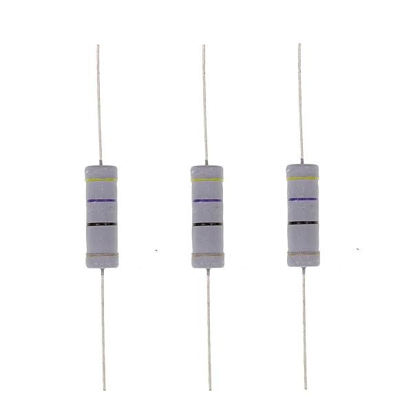 HUABAN 10PCS 5W 47 Ohm 5 Percent Metal Oxide Film Resistor for Reliable Performance
