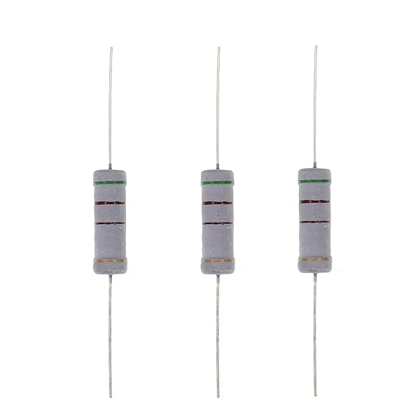 HUABAN 10PCS 5W 510 Ohm 5 Percent Metal Oxide Film Resistor for Reliable Performance