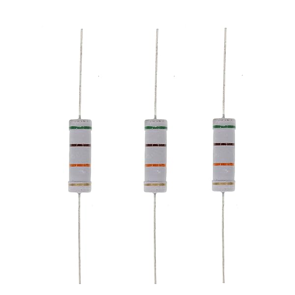 HUABAN 10PCS 5W 51K Ohm 5 Percent Metal Oxide Film Resistor for Reliable Performance