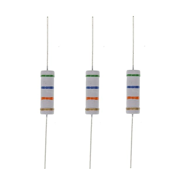 HUABAN 10PCS 5W 56K Ohm 5 Percent Metal Oxide Film Resistor for Reliable Performance