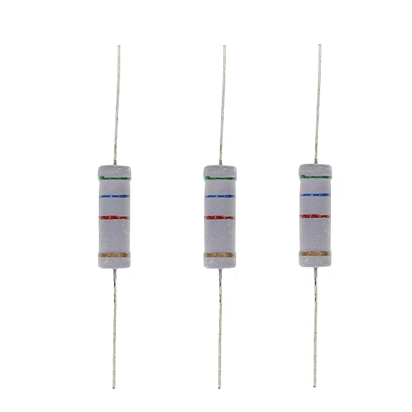 HUABAN 10PCS 5W 5K6 Ohm 5 Percent Metal Oxide Film Resistor for Reliable Circuit Performance