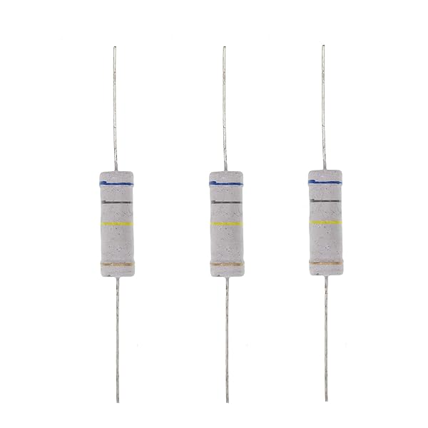 HUABAN 10PCS 5W 680K Ohm 5 Percent Metal Oxide Film Resistor for Reliable Performance