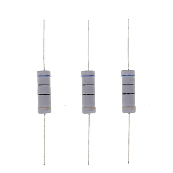HUABAN 10PCS 5W 68 Ohm Metal Oxide Film Resistor 5 Percent Tolerance High Quality Components for Electronics Projects