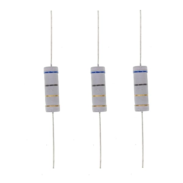 HUABAN 10PCS 5W 6R8 6.8 Ohm 5 Percent Metal Oxide Film Resistor for Reliable Performance