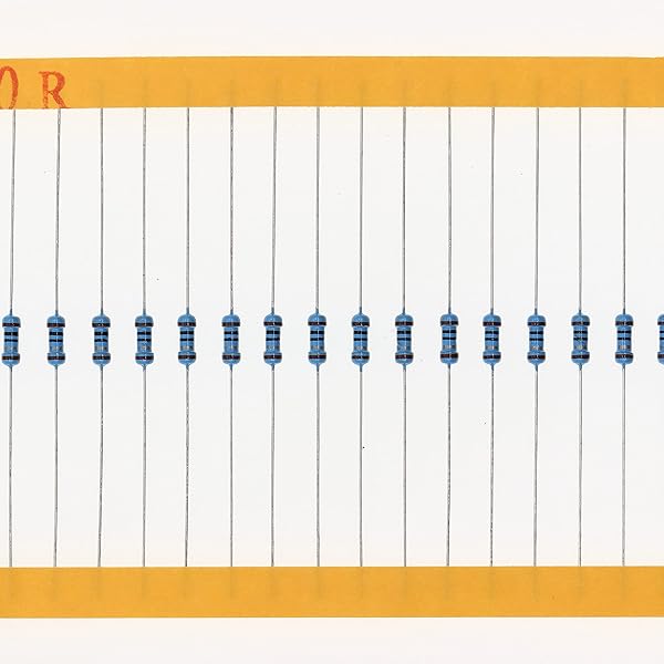 HUABAN HUABAN 200 Pieces 0.25 Watts 1 4W 10R 10 Ohm 1% Metal Film Resistor