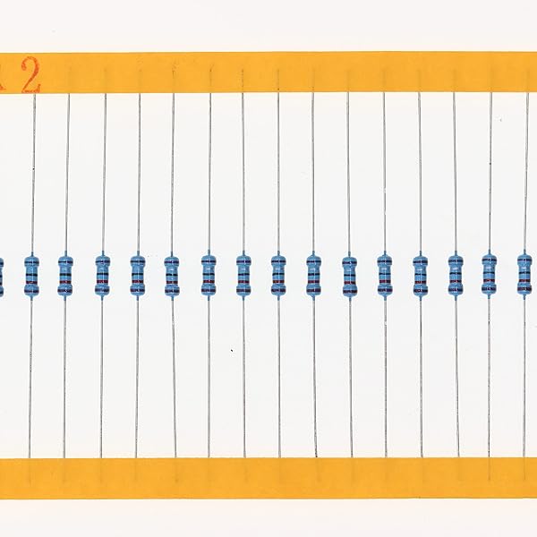 HUABAN HUABAN 200 Pieces 0.25 Watts 1 4W 1R2 1.2 Ohm 1% Metal Film Resistor