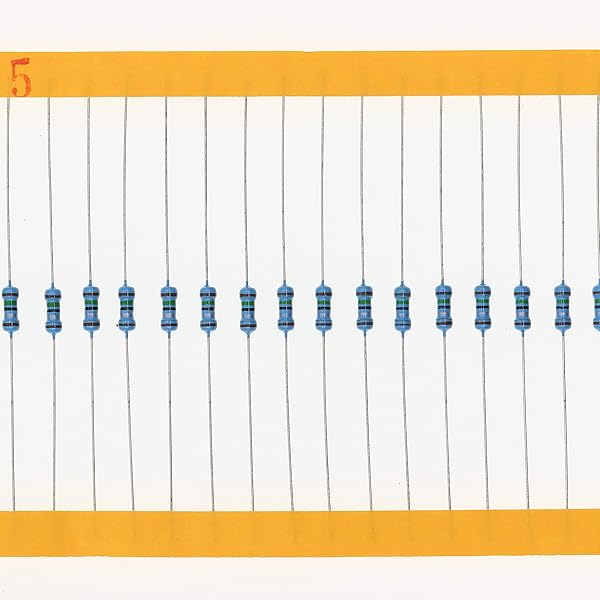 HUABAN 200 Pieces 0.25 Watts 1 4W 1R5 1.5 Ohm 1% Metal Film Resistor