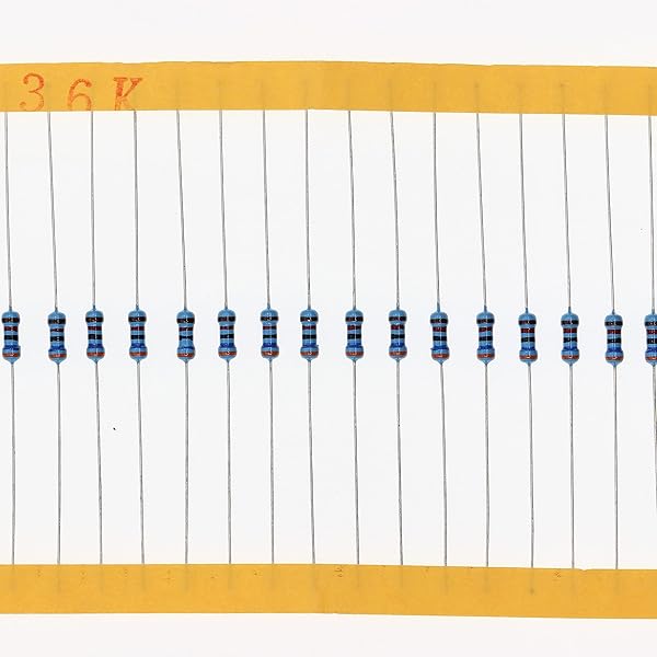 HUABAN 200 Pieces 0.25 Watts 1 4W 36K Ohm 1% Metal Film Resistor