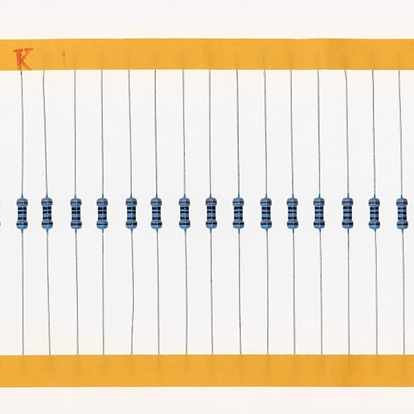 HUABAN 200 Pieces 0.25 Watts 1 4W 3K Ohm 1% Metal Film Resistor