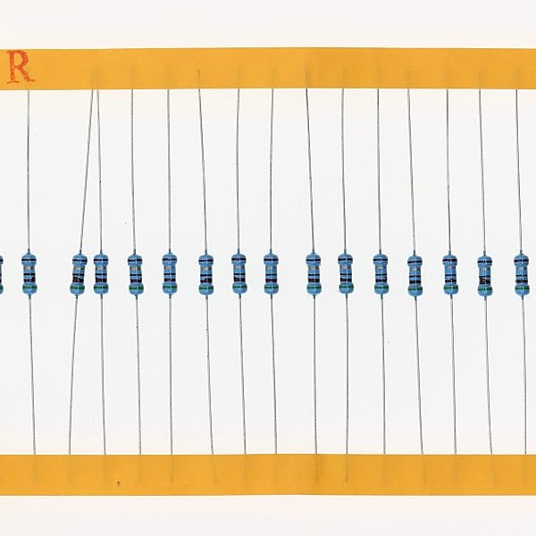 HUABAN 200 Pieces 0.25 Watts 1 4W 51R 51 Ohm 1% Metal Film Resistor