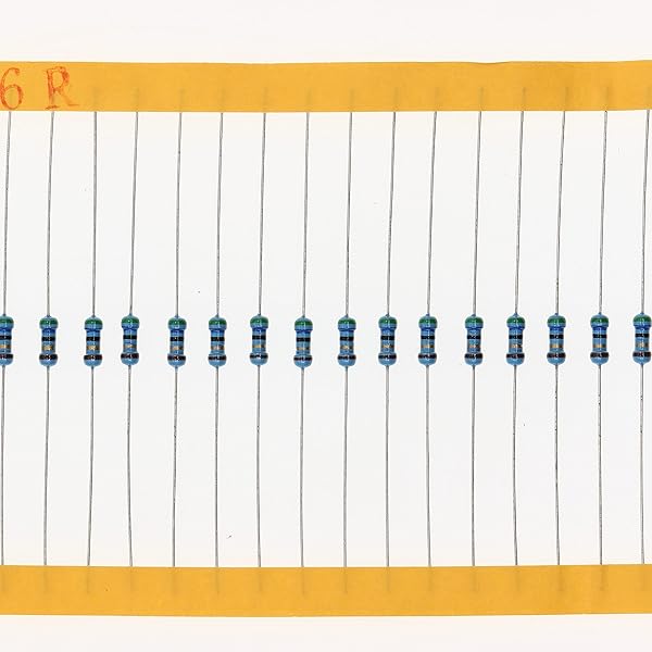 HUABAN 200 Pieces 0.25 Watts 1 4W 56R 56 Ohm 1% Metal Film Resistor