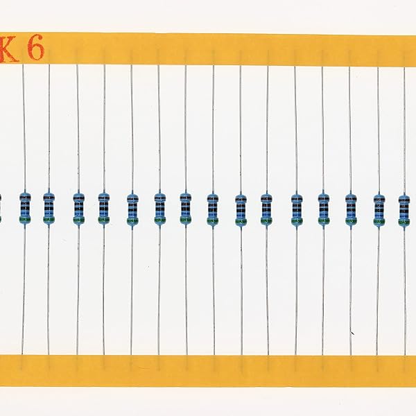 HUABAN 200 Pieces 0.25 Watts 1 4W 5K6 Ohm 1% Metal Film Resistor