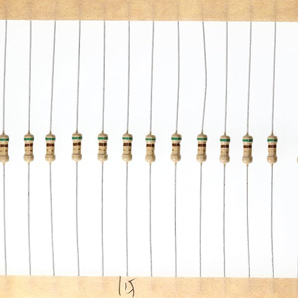 HUABAN 200 Pieces 0.25 Watts 1 4W 5R1 5.1 Ohm 5% Carbon Film Resistor