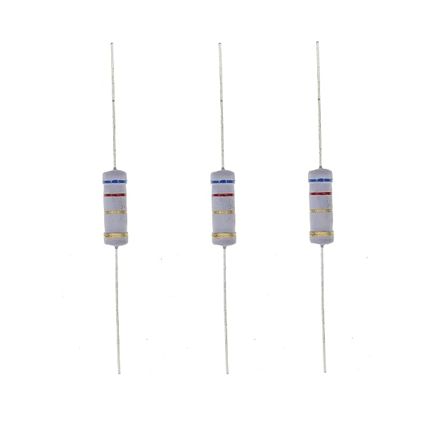 HUABAN 20PCS 3W 6.2 Ohm Metal Oxide Film Resistor High Quality Durable Components