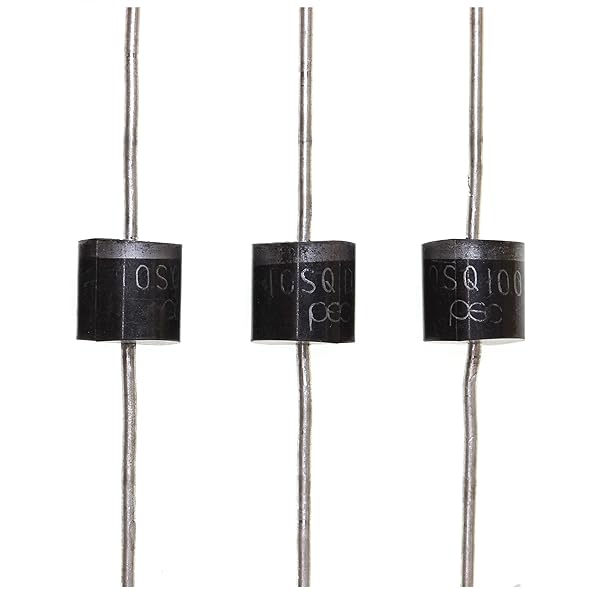 HUABAN 5 Pieces 10SQ100 Schottky Barrier Rectifier Diodes 10A 100V R-6 Axial 10 Amp 100 Volt