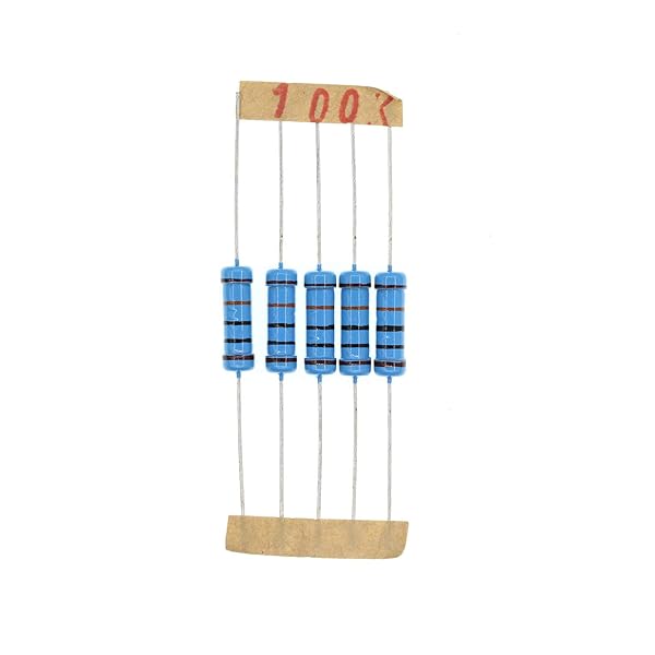HUABAN 50PCS 2 Watts 100K Ohm 1% Metal Film Resistors for Reliable Electronic Projects