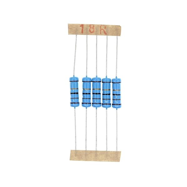 HUABAN 50PCS 2 Watts 18 Ohm 1% Metal Film Resistors for Reliable Electronic Projects