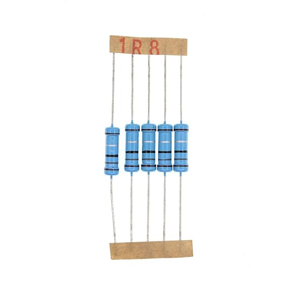 HUABAN 50PCS 2 Watts 1R8 1.8 Ohm 1% Metal Film Resistor for Reliable Circuit Performance