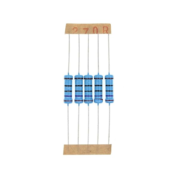 HUABAN 50PCS 2 Watts 270 Ohm 1 Percent Metal Film Resistor for Reliable Circuit Performance
