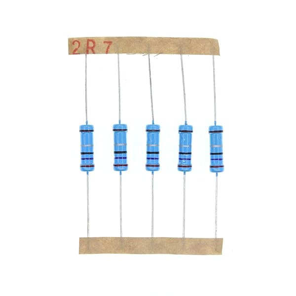 HUABAN 50PCS 2 Watts 2R7 2.7 Ohm 1 Percent Metal Film Resistor for Reliable Circuit Performance