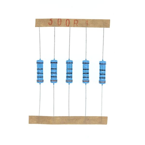 HUABAN 50PCS 2 Watts 300 Ohm 1% Metal Film Resistors for Reliable Electronic Projects