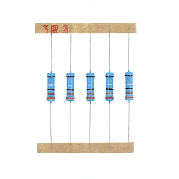 HUABAN 50PCS 2 Watts 3.3 Ohm 1 Percent Metal Film Resistor for Reliable Circuit Performance