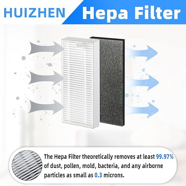 HUIZHEN Replacement Parts Kit for HONITURE Q6 Pro, for Laresar L6 Pro, for AIRROBO T10+, for Neabot N2 Robot Vacuum Accessories,2 Main Brush, 4 Side - Image 4