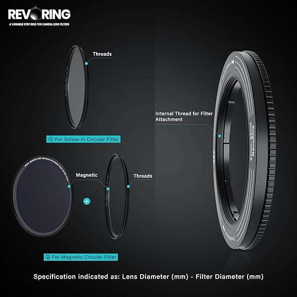 Buy H&Y RevoRing Step-Up Adapter 67-82mm - Versatile Lens Filter Ring for Photographers - Image 6
