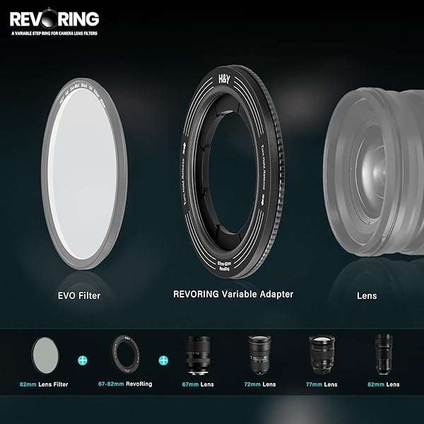 Buy H&Y RevoRing Step-Up Adapter 67-82mm - Versatile Lens Filter Ring for Photographers - Image 8