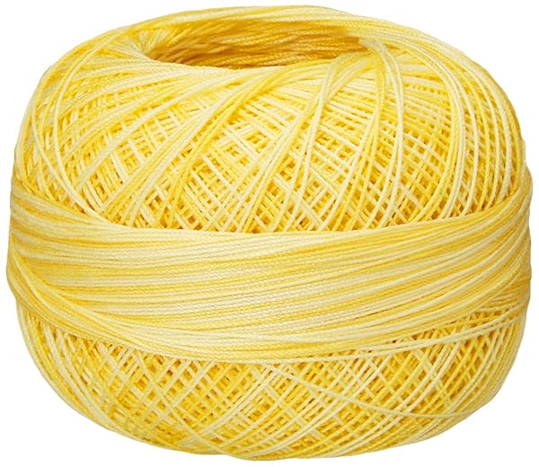 Handy Hands Lizbeth Size 80 Cotton Thread - Pineapple Parfait | Premium Quality for Crafting