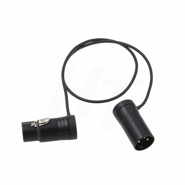 "HangTon Low-Profile XLR Audio Cable 20" for Mic & Camera - Compatible with Zaxcom, Zoom & Sound Devices" - Image 2