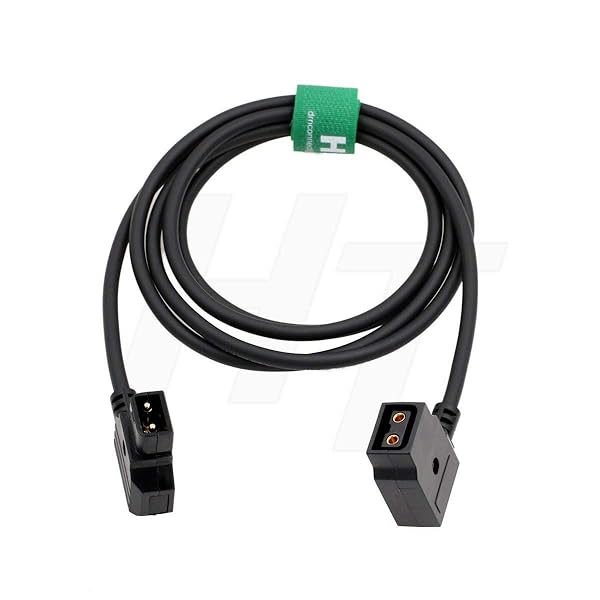 HangTon Dtap Ptap Male to Female Power Extension Cable 2m for Anton Bauer IDX V Mount Gold Mount Battery