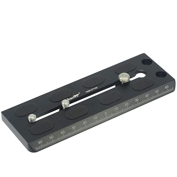 Haoge 140mm Quick Release Plate for CARTONI Focus 8S HD e-Focus Lambda 10 Spinhead Tripod Fluid Video Head