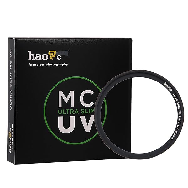 Haoge 49mm Ultra Slim MC UV Protection Lens Filter for DSLR Cameras Multicoated Digital Photography Accessory