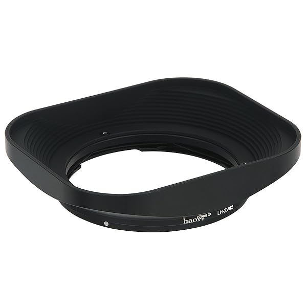 Haoge LH-ZV02 Square Metal Lens Hood for Zeiss & Voigtlander Lenses - Enhance Your Photography