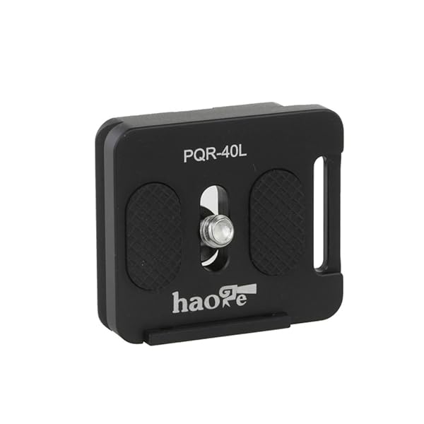 Haoge PQR-40L 40mm Universal Camera Quick Release Plate for Arca Swiss Tripod Ball Head Clamp