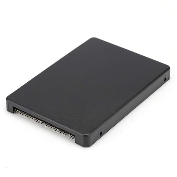 Ciglow mSATA SSD to 2.5-Inch IDE Adapter - Hard Disk Enclosure for Stable Laptop Performance (Black)