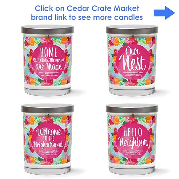 Hello Neighbor Housewarming Gifts New Home Candle for Women Men Couples Apartment Decor Ideas Handmade in USA - Image 3