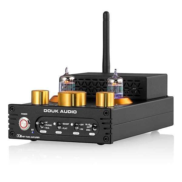 HiFi Stereo Bluetooth 5.0 Vacuum Tube Amplifier MM Phono Amp for Turntables - 320W Power