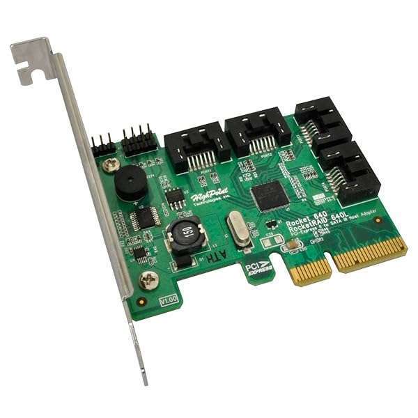 HighPoint RocketRAID 640L: 4 SATA Port PCIe 2.0 x4 RAID Controller for Fast 6Gb/s Storage Solutions